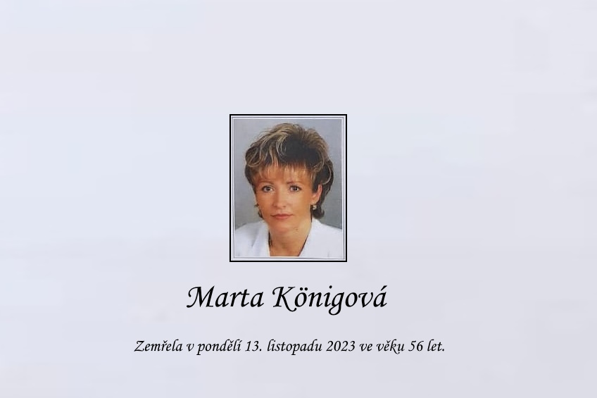 Marta Königová, roz. Laštůvková
